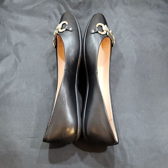 BRAND NEW PHOEBE FLAT IN BLACK LEATHER - Picture 10 of 14